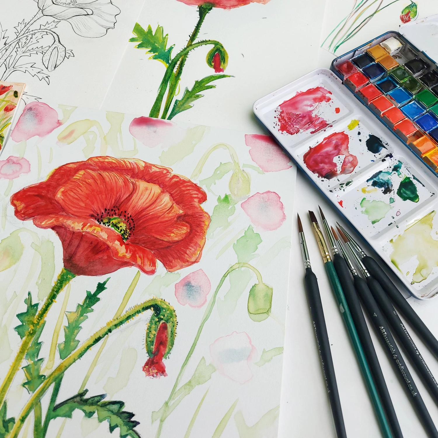 ARTdiscount Watercolour Panels 250gsm (Multi-Packs) 3 ARTdiscount Watercolour Panels 250gsm (Multi-Packs) - Image 3