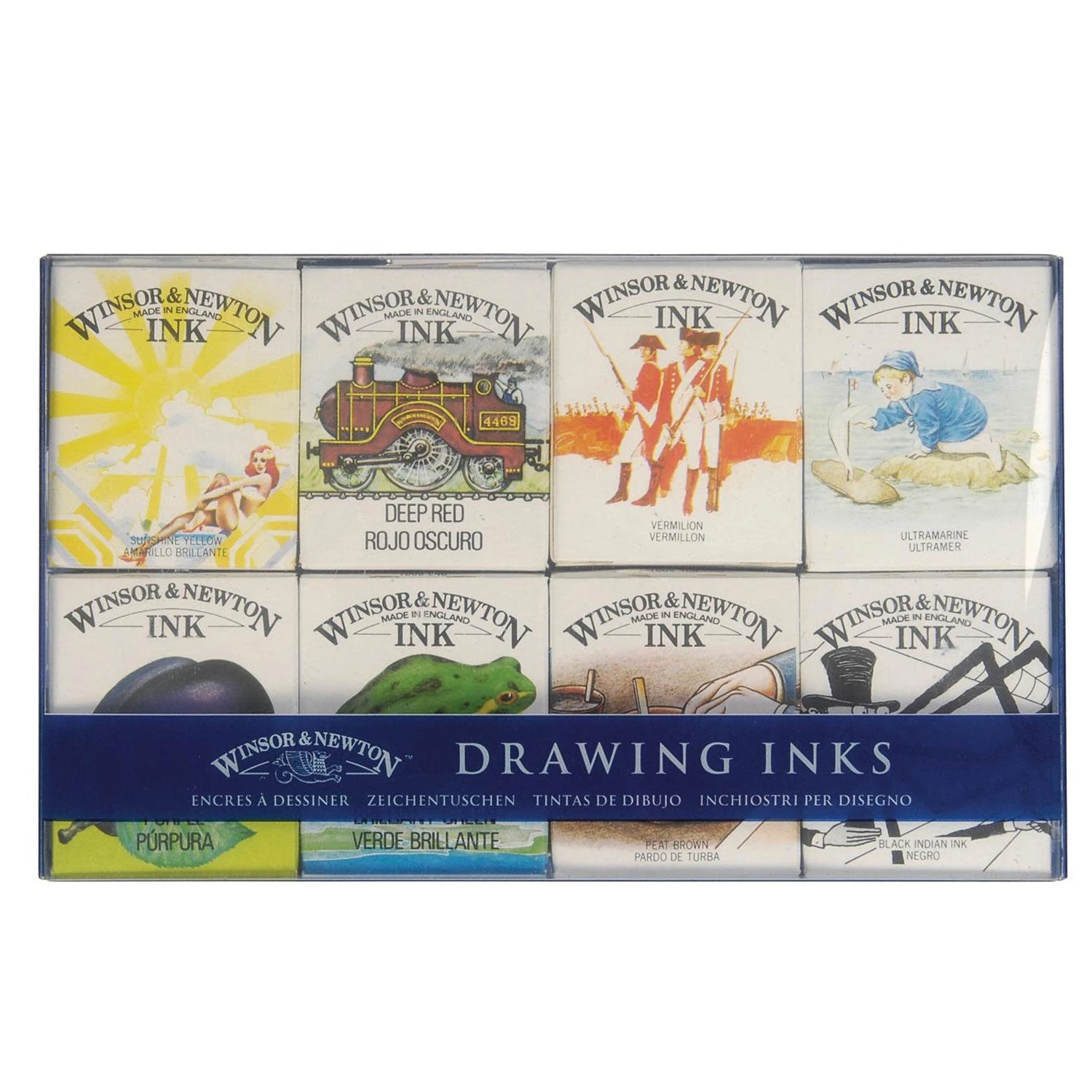 Winsor & Newton Drawing Inks - The William Set 1 Winsor & Newton Drawing Inks - The William Set