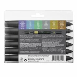 Winsor & Newton Promarker Set Of 6 - Metallics 6 Winsor & Newton Promarker Set Of 6 - Metallics -Painting Supplies winsor newton promarker metallic set 3