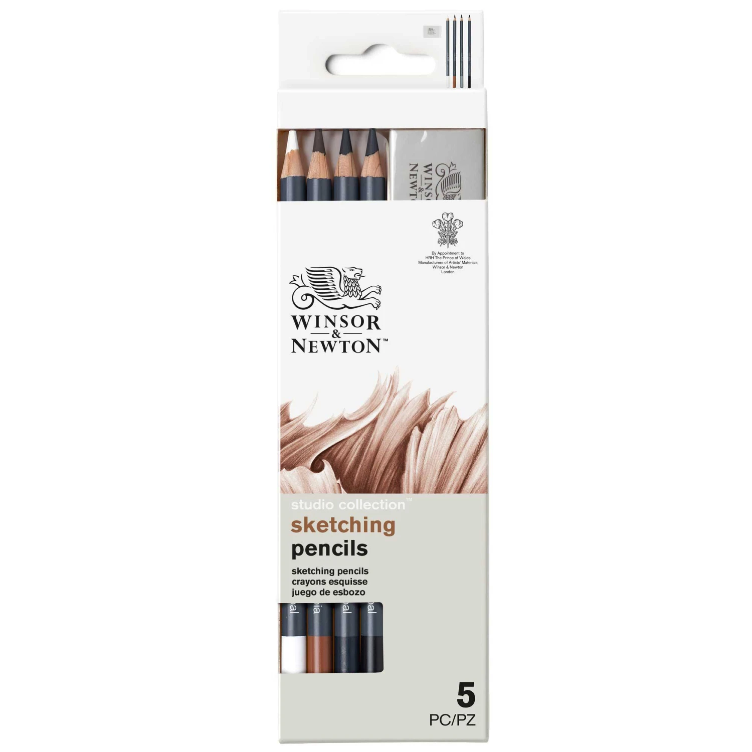 Winsor & Newton Studio Collection Sketching Pencils - Set Of 5 2 Winsor & Newton Studio Collection Sketching Pencils - Set Of 5 - Image 2