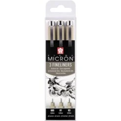 Sakura Pigma Micron Fineliners - Set Of 3